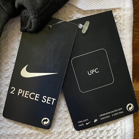 Nike Black and White Soccer Baby Bodysuit Set - Picture 4 of 5